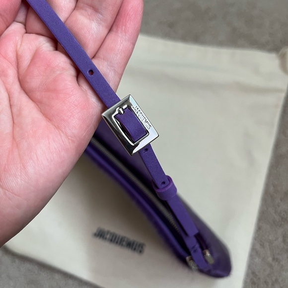 ❌❌ SOLD ❌❌💜JACQUEMUS- Purple Le Raphia ‘Le Bisou’ Bag - Picture 10 of 10